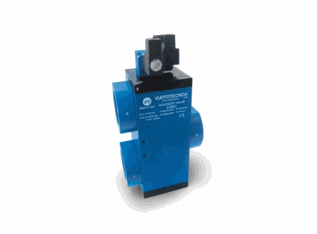 3-Wege-Vakuummagnetventile, servogesteuert 3-Wege mit G3", mit 2 Elektrospulen