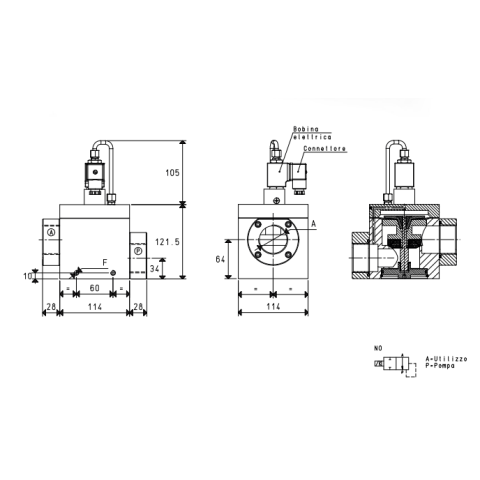 Dimensioned drawing