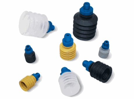 Suction cups with support