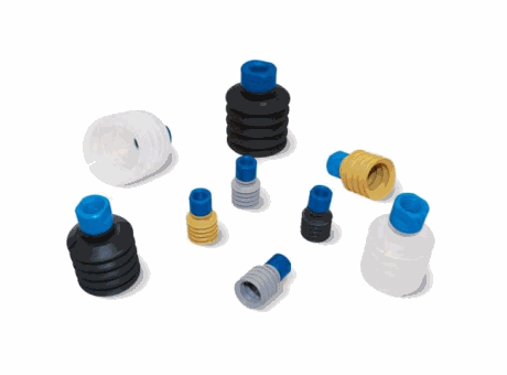 Suction cups with support