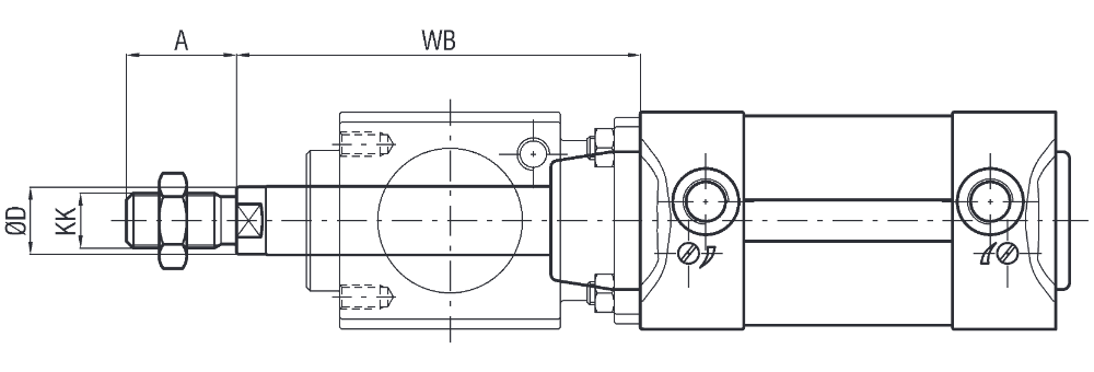 FIT FOR PISTON ROD LOCKING UNIT