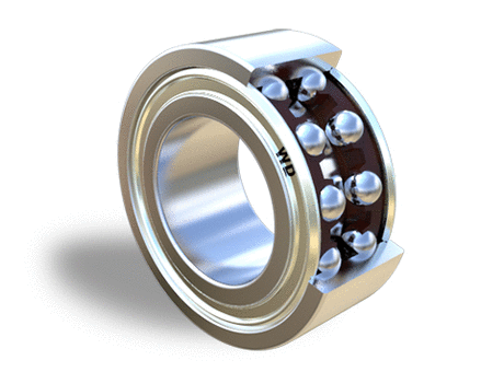 WD Bearing Group - Free CAD models - Double Row Angular Contact Ball ...
