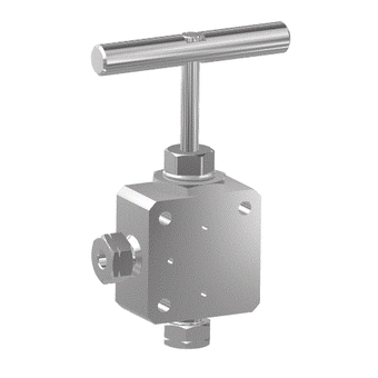 WEH® Ultra-High Pressure Hand valve - angled design