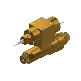 Shut-off valve TV17GOS NC with pneumatic actuation and sensor on both sides
