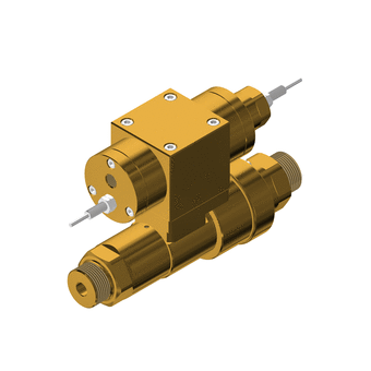 Shut-off valve TV17GOS NO with pneumatic actuation and sensor on both sides