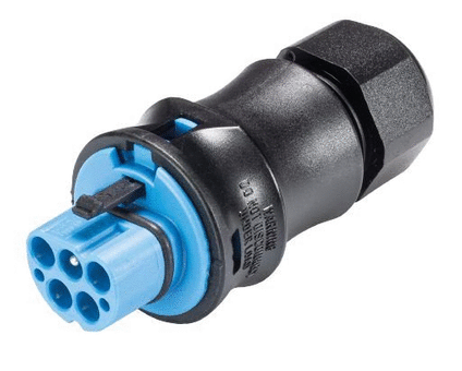 Circular connector, male - 96.052.4153.9