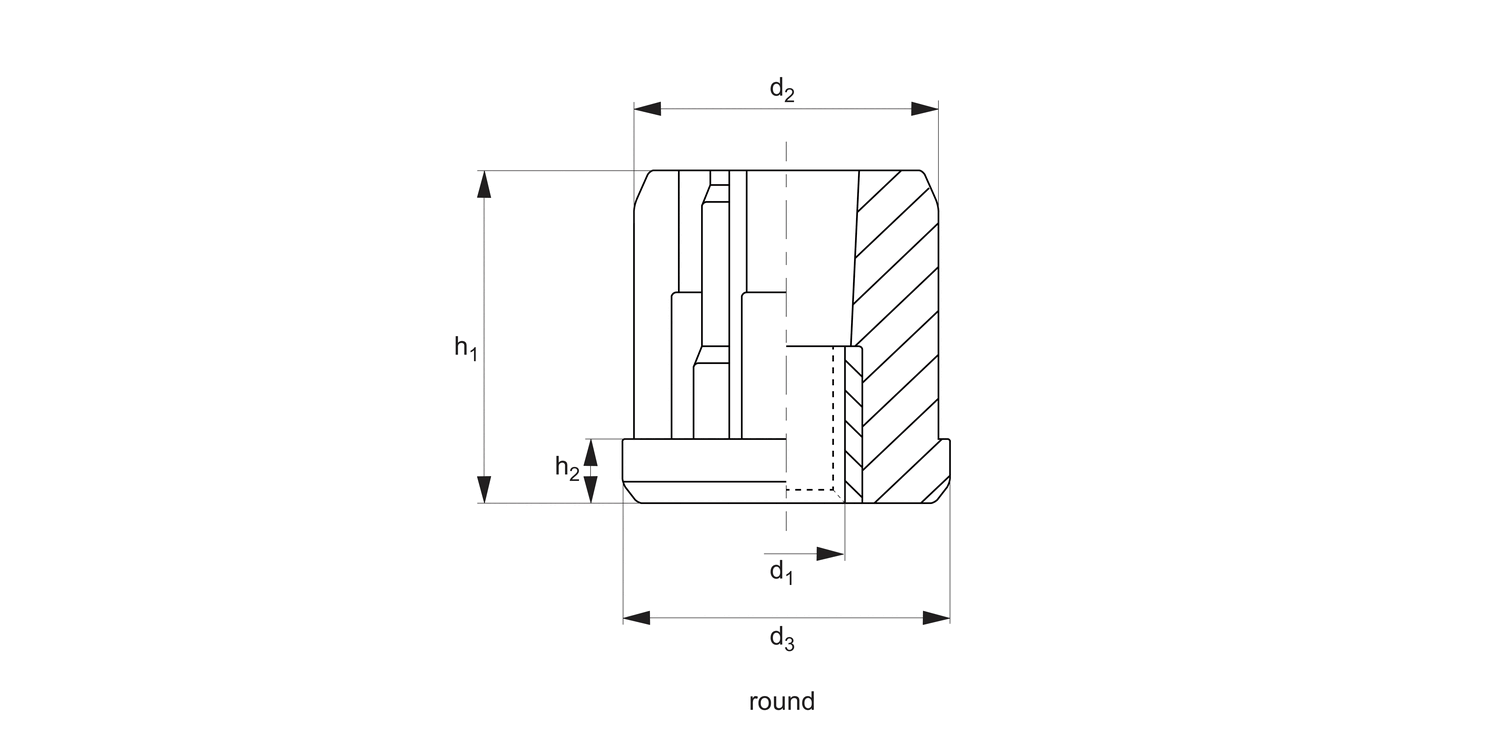 Wixroyd Group Ltd - Free CAD models - 34693 Threaded Plastic Insert ...