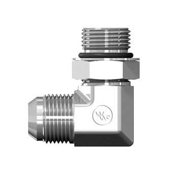 Male JIC to Male ORB Adj 90° Elb 316 SS - 6801X06X06SS