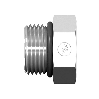 SAE O-Ring Plug - Hex Head - 7237X04S
