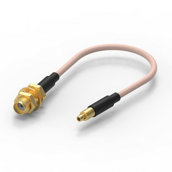 Cable assemblies - SMA Blkd Jack to MMCX Straight Plug