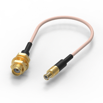 Cable assemblies - SMA Blkd Jack to MCX Straight Plug