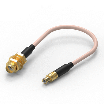 Cable assemblies - SMA Blkd Jack to MCX Straight Plug
