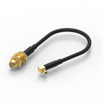 Cable assemblies - SMA Blkd Jack to MMCX Right Angle Plug