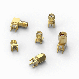 Coaxial connectors - SMA Connectors - PCB Straight Jack