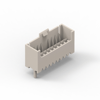 Wire to Board - RAST - IDC 5 - Male header vertical
