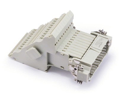 40芯 10A 250V 接地端在左边 HD-040-M.AV.L