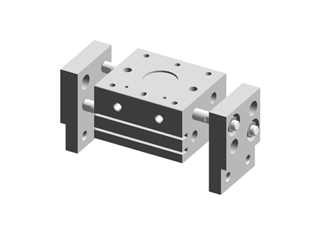 Wide gas claw series MHL2/parallel open and close type