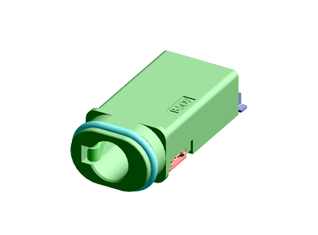 3.5音频连接器 四级防水耳机插座  W15.1XD7.6XH5.2  5P贴片 配套 PJ-3255/3254AB-1