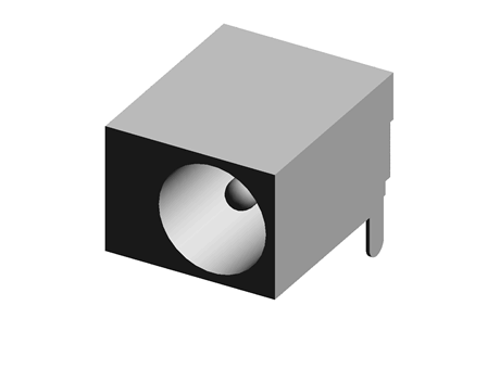 DC connector W11.5xD9.5xH7.0,Inner core1.65,2A 12V