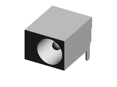 DC connector W11.5xD9.5xH7.0,Inner core2.0,2A 12V