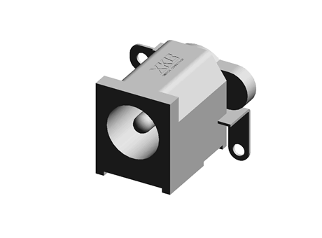 DC connector W10.9xD9.0xH13.2,Inner core2.0,2.5A 24V