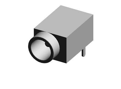 DC connector W9.0xD6.0xH5.0,Inner core1.3,3.5A 24V
