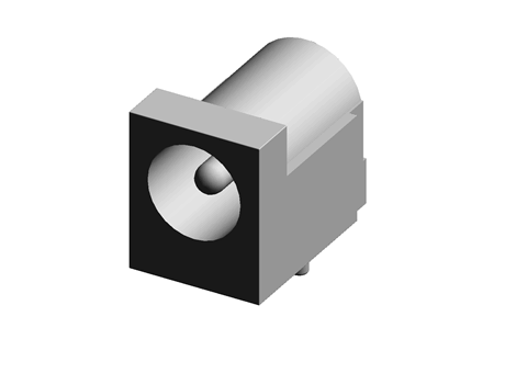 DC connector W14.2xD9.0xH11,Inner core2.0,2.5A 24V
