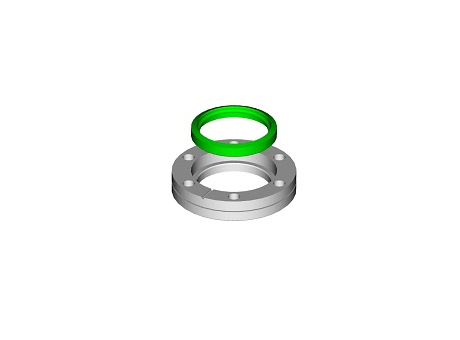 CF rotatable bored flange ICF203-153RFH