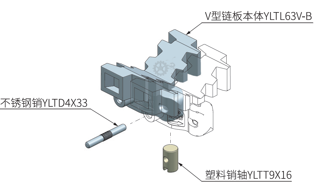 Al Block Exploded View YA-VA Intelligent Systems Co., Ltd. - Free CAD models - V-block Chain ...