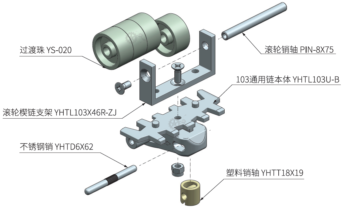 YA-VA Intelligent Systems Co., Ltd. - Free CAD models - Roller Cleated ...