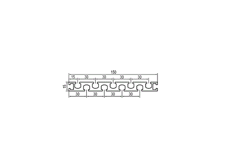Aluminum Extrusion AF15150-6