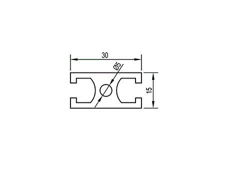 Aluminum Extrusion AF1530-6