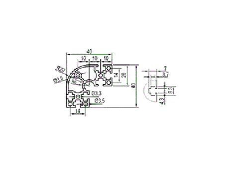 Aluminum Extrusion AF4420R-4
