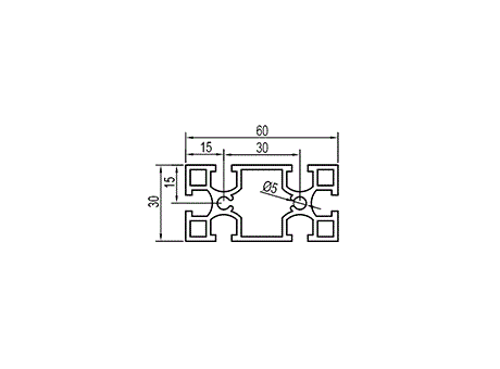 Aluminum Extrusion AGF3030-6