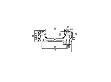 Aluminum Extrusion Horizontal Conveyorv ALM-15
