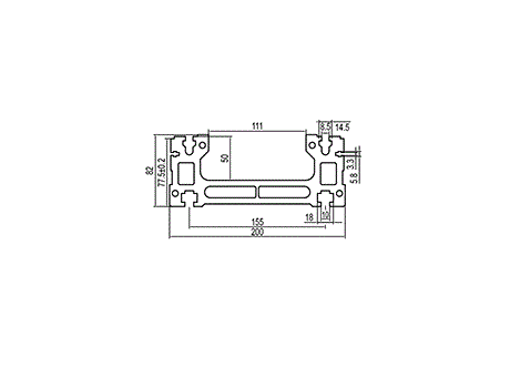 Aluminum Extrusion Horizontal Conveyorv ALM-25