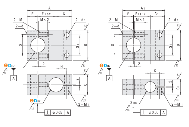 ZKH Industrial Supply Co., Ltd. - Free CAD models - Pillar fixing clamp ...