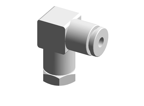 External thread Curved Connector FFLELLSS Series