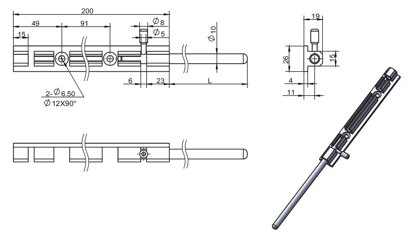 Contrary Dimensions ZKH Industrial Supply Co., Ltd. - Free CAD models - Aluminum Alloy ...